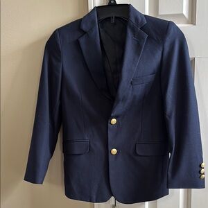 Boys Navy Blazer with Gold Buttons